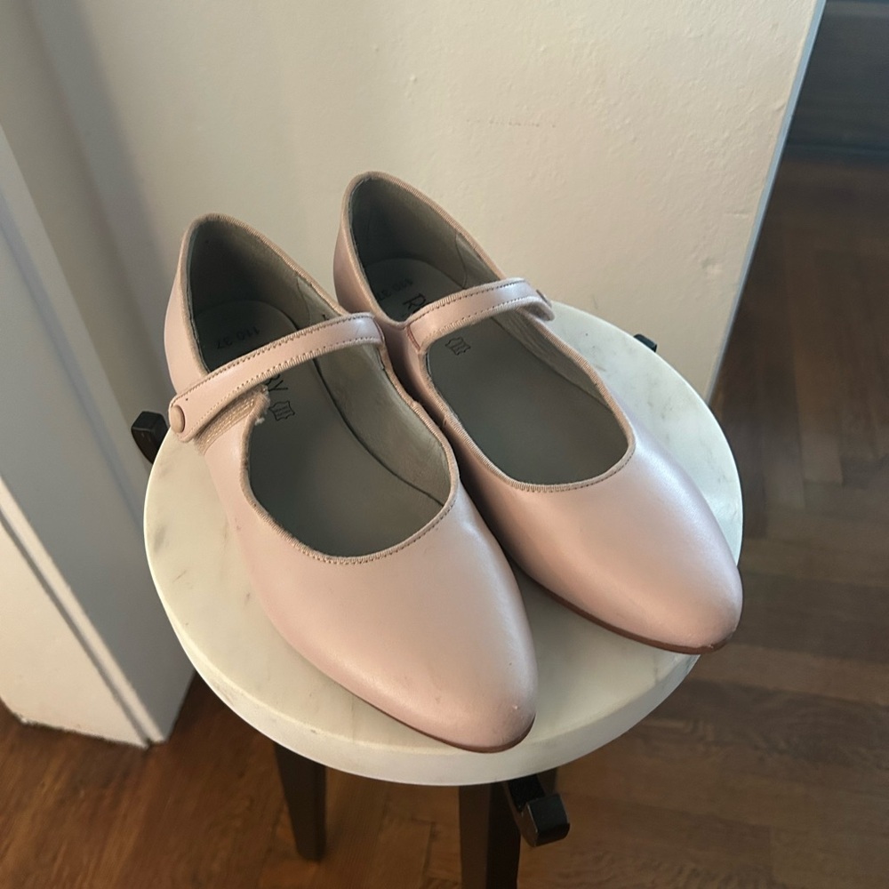 Ruby Label Pink Mary Jane Flats